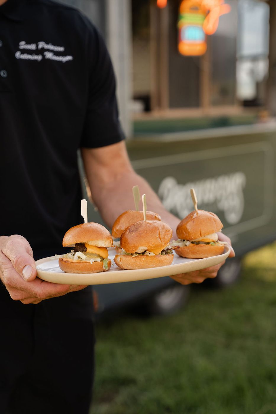 Platter of sliders